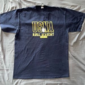 XL navy blue men’s USNA United States Naval Academy short sleeve tshirt